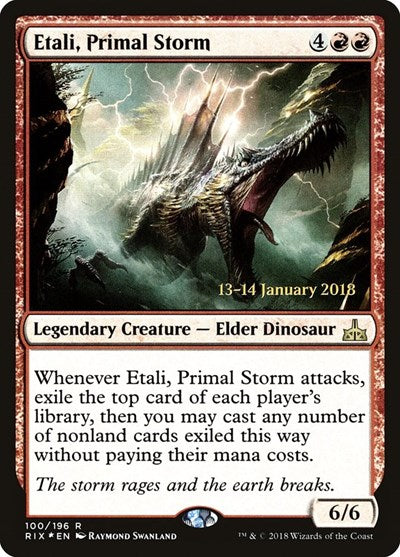 Etali, Primal Storm (RIX) (Promos: Prerelease Cards) Light Play Foil