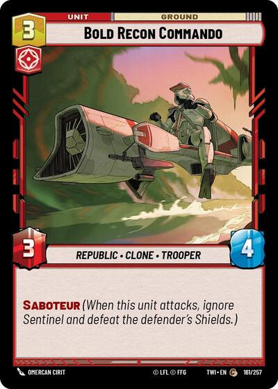 Bold Recon Commando (Twilight of the Republic) Near Mint Foil