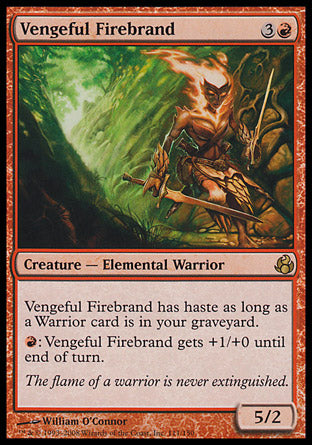 Vengeful Firebrand (Morningtide) Light Play Foil