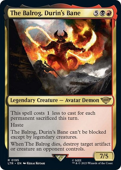 The Balrog, Durin's Bane (Universes Beyond: The Lord of the Rings: Tales of Middle-earth) Near Mint