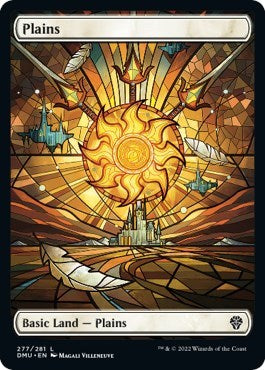 Plains (Showcase) (Dominaria United) Medium Play Foil