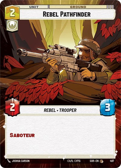 Rebel Pathfinder (Hyperspace) (Spark of Rebellion) Near Mint Foil