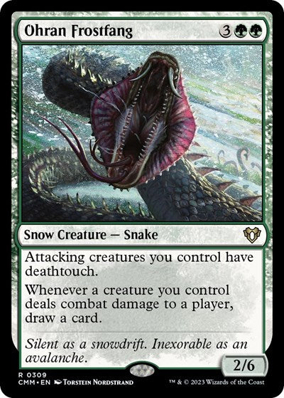 Ohran Frostfang (Commander Masters) Near Mint Foil