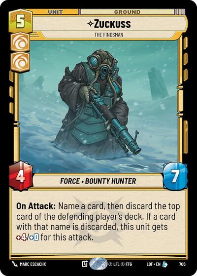 Zuckuss The Findsman (Foil) (Legends of the Force) Near Mint Foil