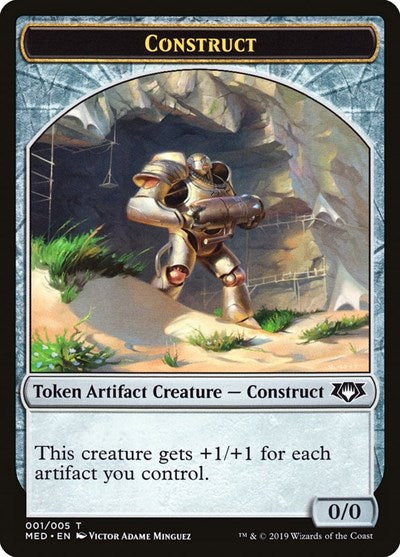 Construct Token (001) (Mythic Edition: Ravnica Allegiance) Light Play