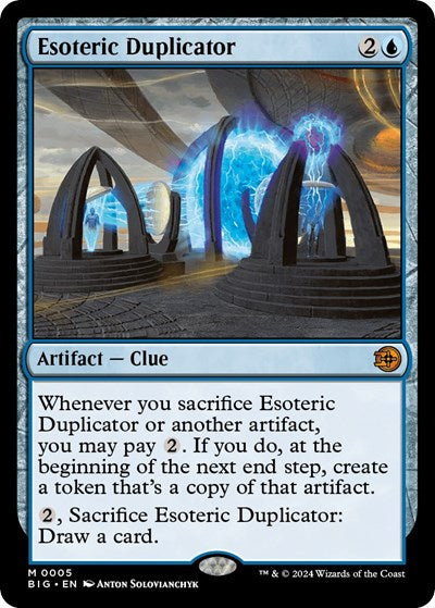 Esoteric Duplicator (Outlaws of Thunder Junction: The Big Score) Near Mint Foil
