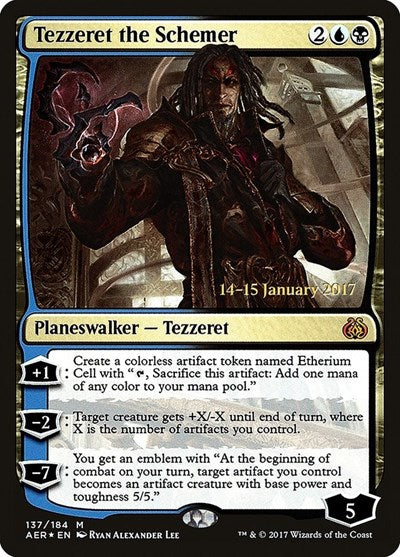 Tezzeret the Schemer (Promos: Prerelease Cards) Near Mint Foil