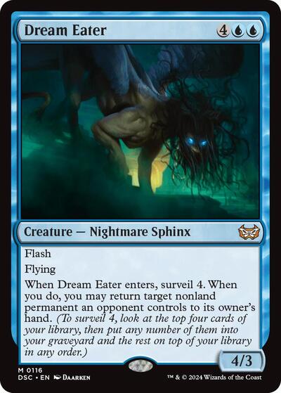 Dream Eater (Commander: Duskmourn: House of Horror) Light Play