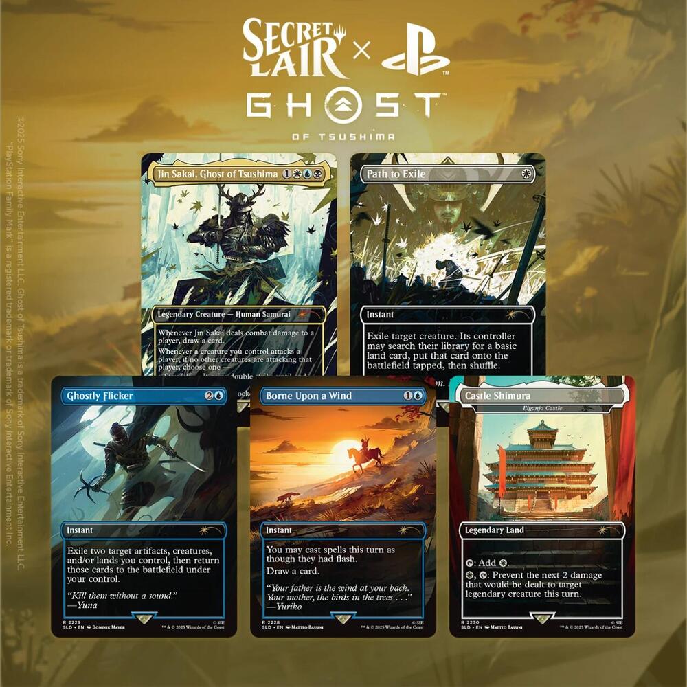 Secret Lair PlayStation Drops