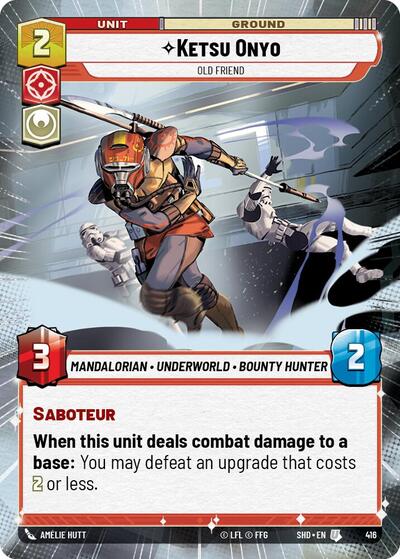 Ketsu Onyo Old Friend (Hyperspace) (Shadows of the Galaxy) Near Mint
