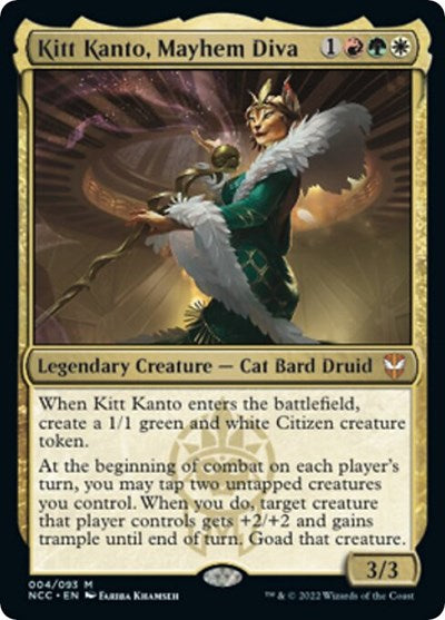 Kitt Kanto, Mayhem Diva (Commander: Streets of New Capenna) Damaged / Poor Foil