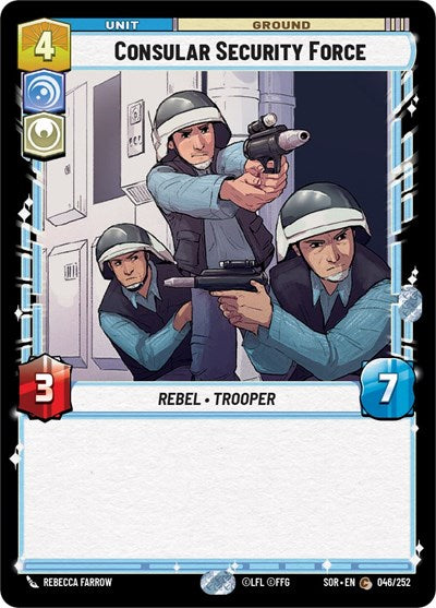 Consular Security Force (Spark of Rebellion) Near Mint Foil