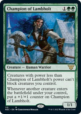 Champion of Lambholt (Commander: Kamigawa: Neon Dynasty) Near Mint