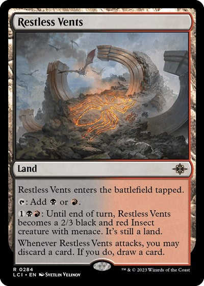 Restless Vents (The Lost Caverns of Ixalan) Near Mint Foil