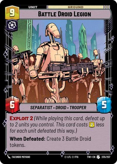 Battle Droid Legion (Twilight of the Republic) Near Mint Foil