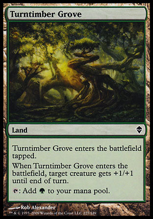 Turntimber Grove (Zendikar) Light Play