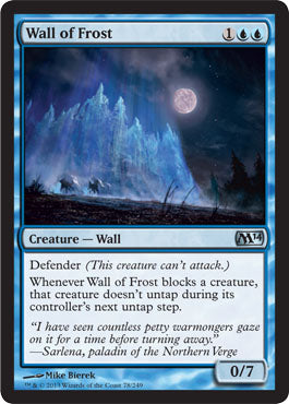 Wall of Frost (Magic 2014 Core Set) Light Play