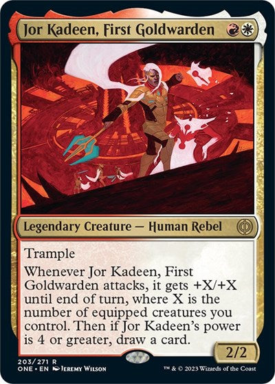 Jor Kadeen, First Goldwarden (Phyrexia: All Will Be One) Medium Play