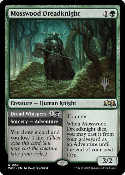 Mosswood Dreadknight (Promo Pack: Wilds of Eldraine) Light Play