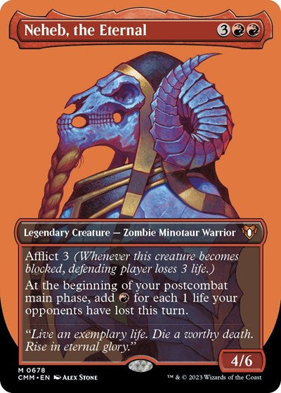 Neheb, the Eternal (Borderless) (Commander Masters) Near Mint