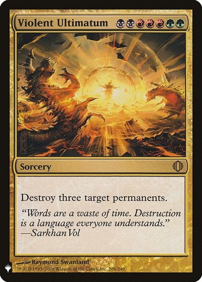 Violent Ultimatum (Mystery Booster) Light Play