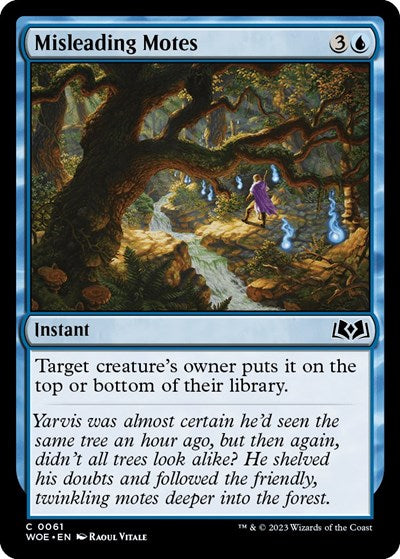 Misleading Motes (Wilds of Eldraine) Light Play Foil