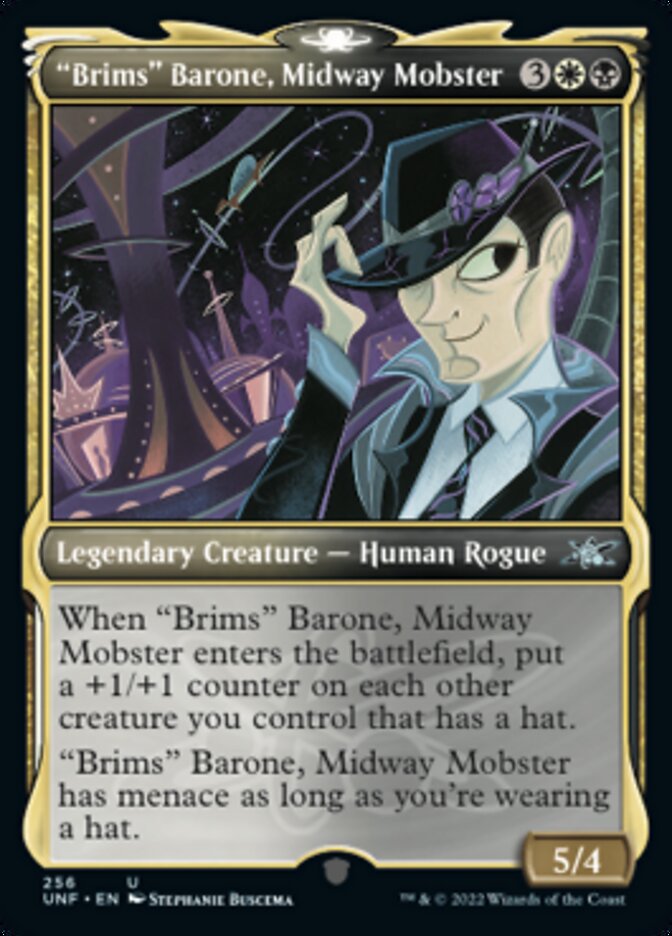Brims Barone, Midway Mobster (Showcase) (Unfinity) Near Mint