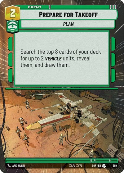 Prepare for Takeoff (Hyperspace) (Spark of Rebellion) Near Mint