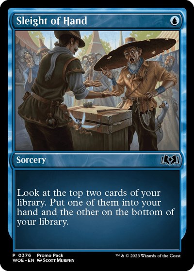 Sleight of Hand (Promo Pack: Wilds of Eldraine) Near Mint Foil