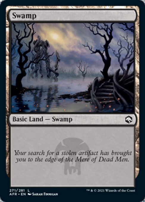 Swamp (271) (Adventures in the Forgotten Realms) Near Mint Foil