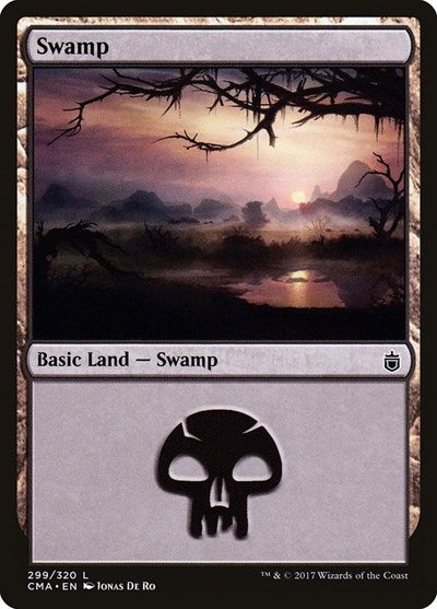 Swamp (299) (Commander Anthology) Light Play