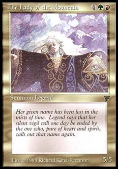 The Lady of the Mountain (Legends) Light Play