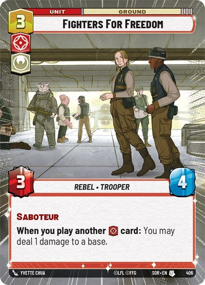 Fighters For Freedom (Hyperspace) (Spark of Rebellion) Near Mint