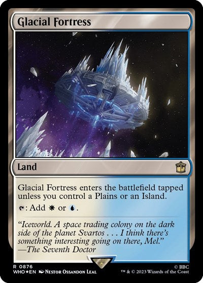 Glacial Fortress (Surge Foil) (Universes Beyond: Doctor Who) Light Play Foil