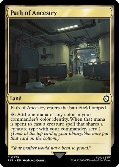 Path of Ancestry (Universes Beyond: Fallout) Light Play Foil