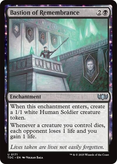 Bastion of Remembrance (Commander: Tarkir: Dragonstorm) Light Play