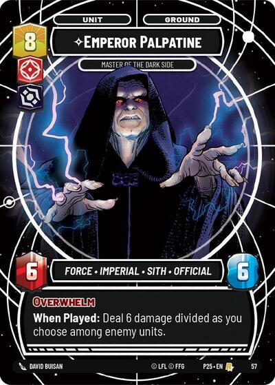 Emperor Palpatine Master of the Dark Side (Store Showdown Promos) Near Mint Foil