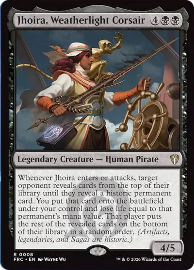 Jhoira, Weatherlight Corsair (Commander: Reality Fracture) Near Mint