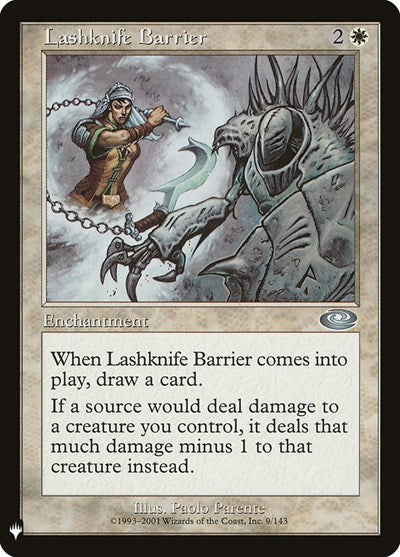 Lashknife Barrier (Mystery Booster) Near Mint