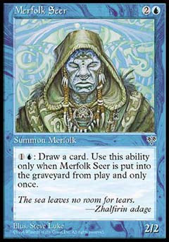 Merfolk Seer (Mirage) Medium Play