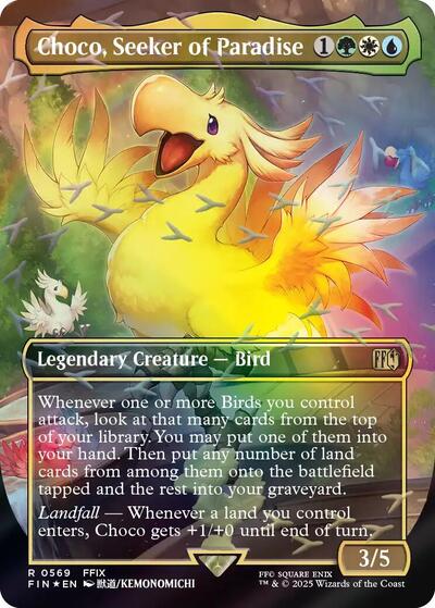 Choco  Seeker of Paradise  Borderless   Chocobo Track Foil|0|0|0.00