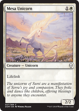 Mesa Unicorn (Dominaria) Light Play