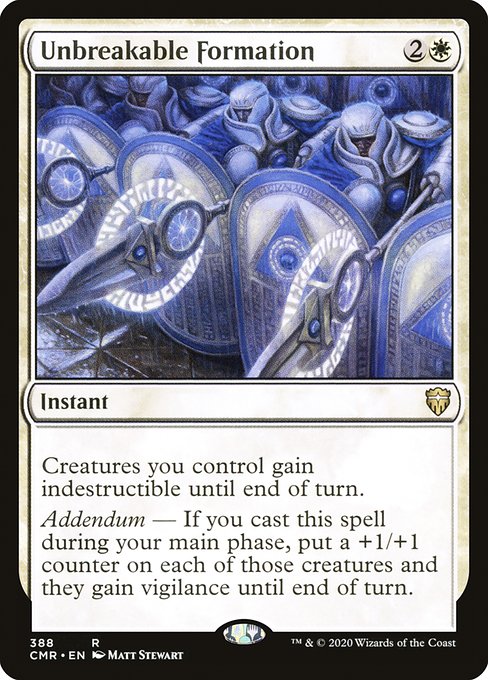Unbreakable Formation (Commander Legends) Near Mint