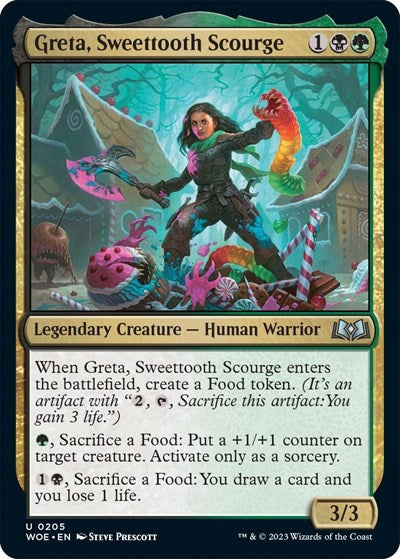 Greta, Sweettooth Scourge (Wilds of Eldraine) Medium Play Foil