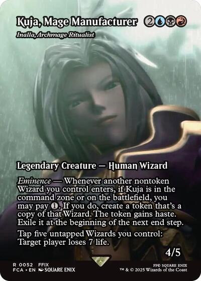 Kuja, Mage Manufacturer - Inalla, Archmage Ritualist (Showcase) (Universes Beyond: FINAL FANTASY: Through the Ages) Near Mint Foil