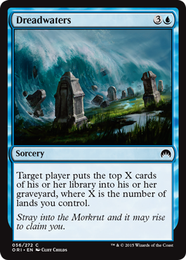 Dreadwaters (Magic Origins) Medium Play Foil
