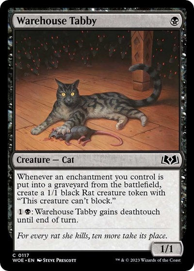 Warehouse Tabby (Wilds of Eldraine) Light Play Foil