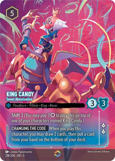 King Candy - Sweet Abomination (Enchanted) (Shimmering Skies) Near Mint Holofoil