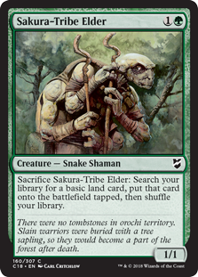 Sakura-Tribe Elder (Commander 2018) Light Play