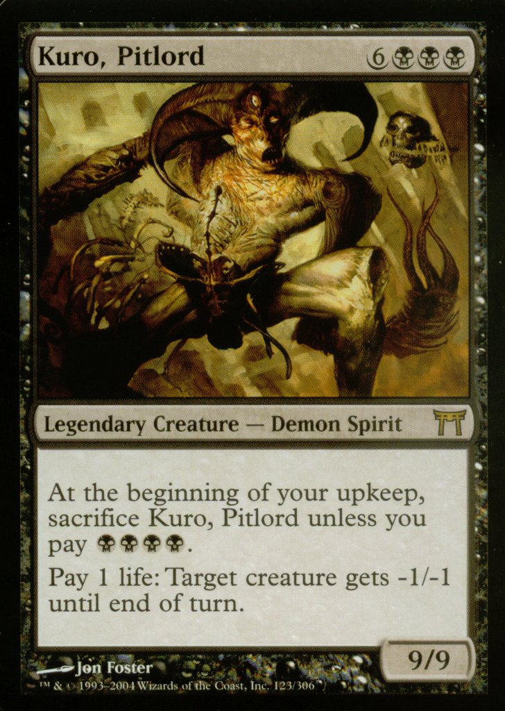 Kuro, Pitlord (Champions of Kamigawa) Light Play